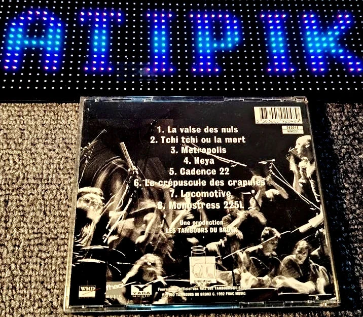 🥁 The Bronx Drums - Monostress 225L - Cult CD 1992 - Colecionador 🔥 – photo 2